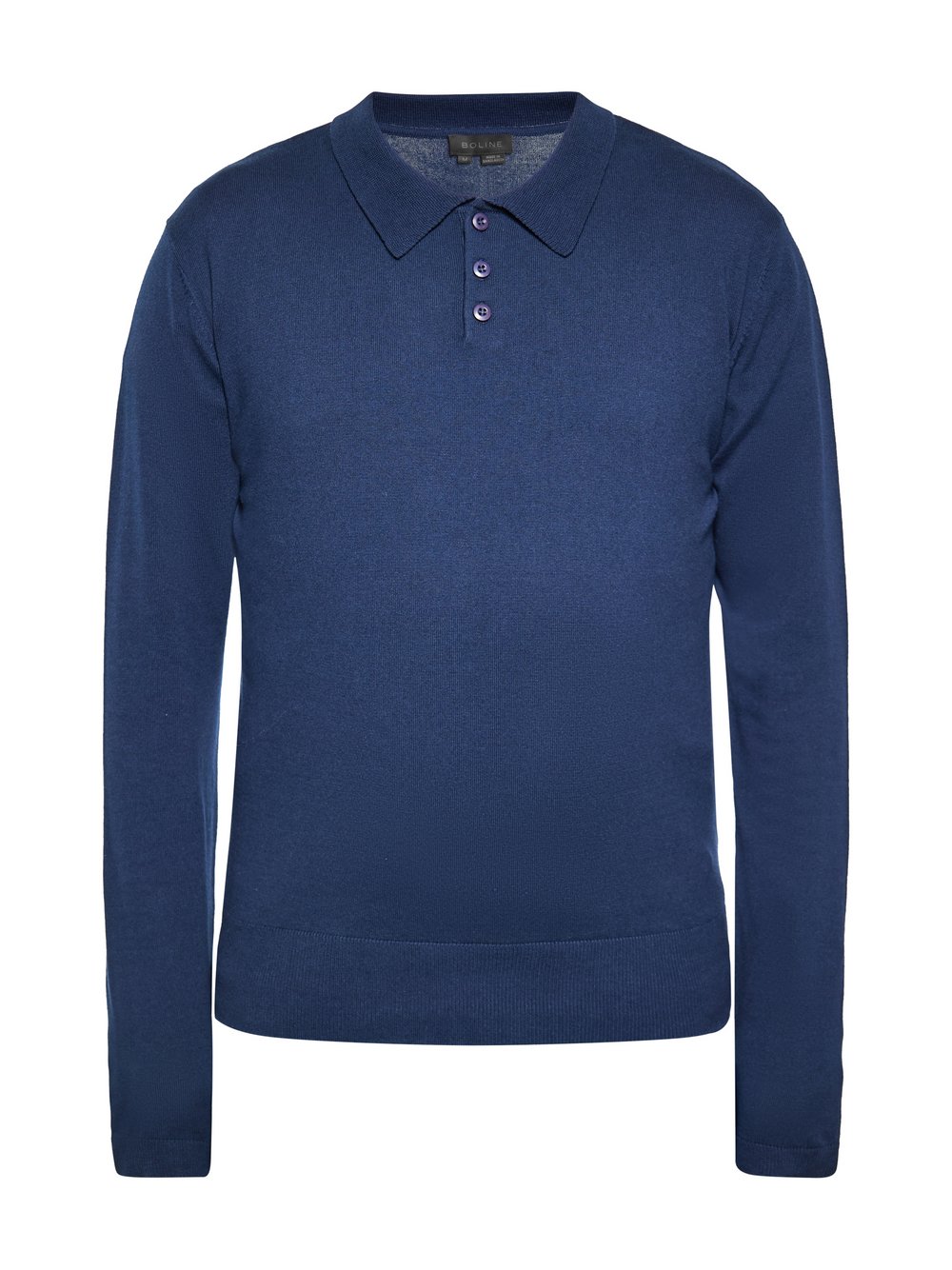 Dreimaster Pullover Herren Baumwolle blau, M
