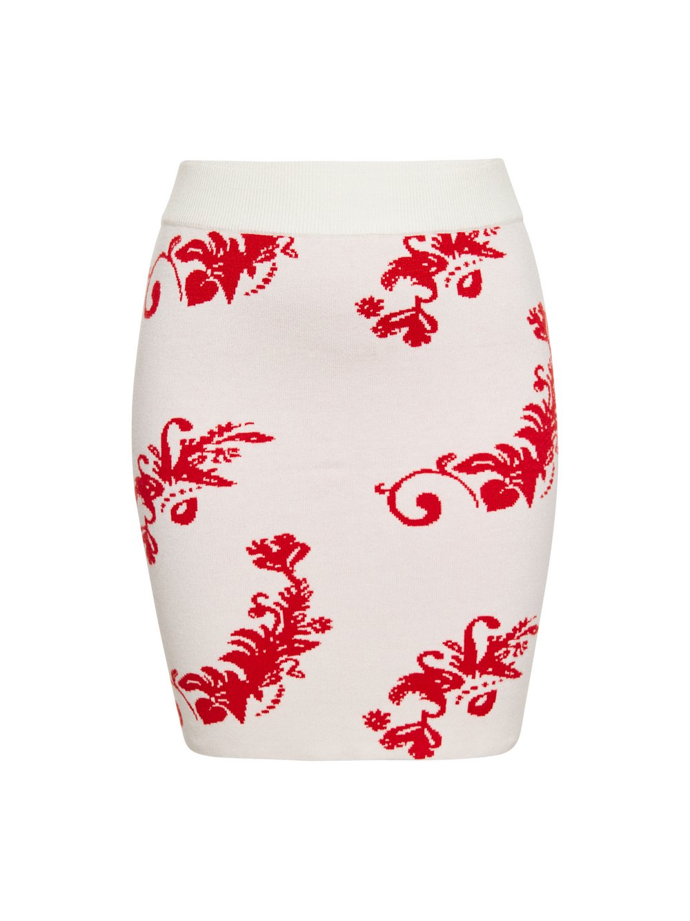 MyMo Rock Damen Viskose weiß gemustert, S