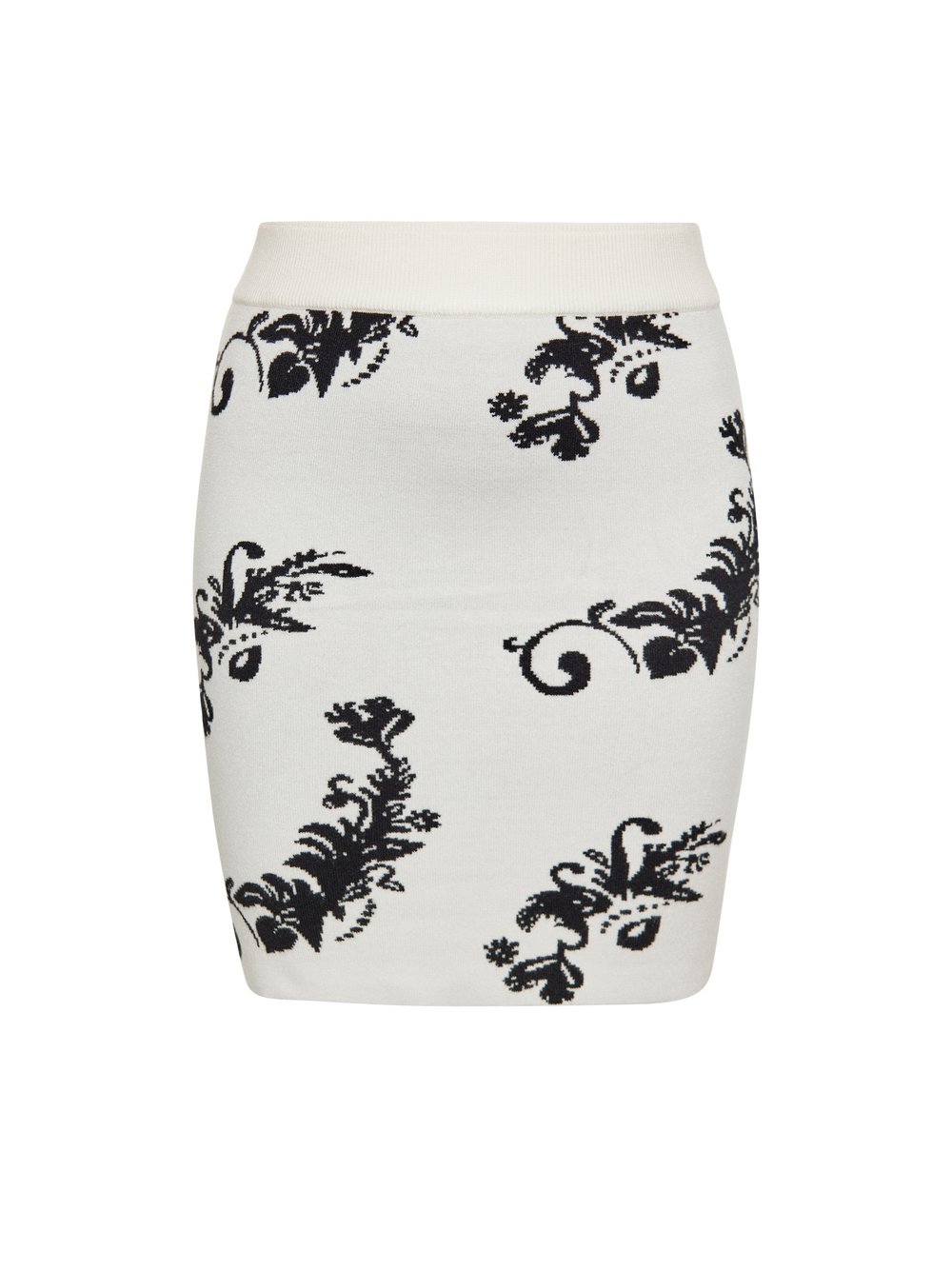 MyMo Rock Damen Viskose weiß gemustert, S