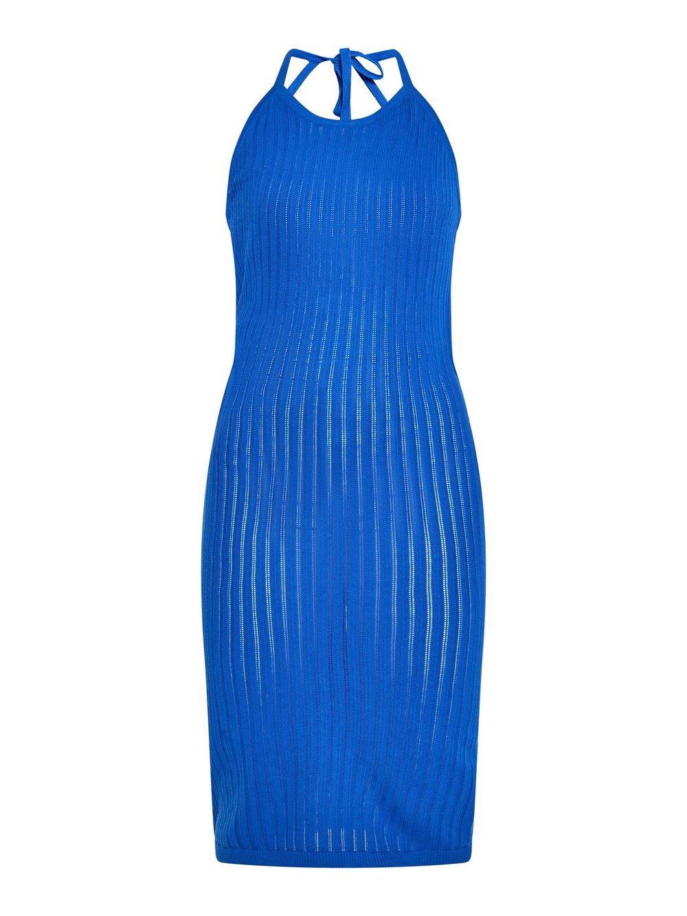 Thumbnail - MyMo Kleid Damen Baumwolle blau gemustert, XL