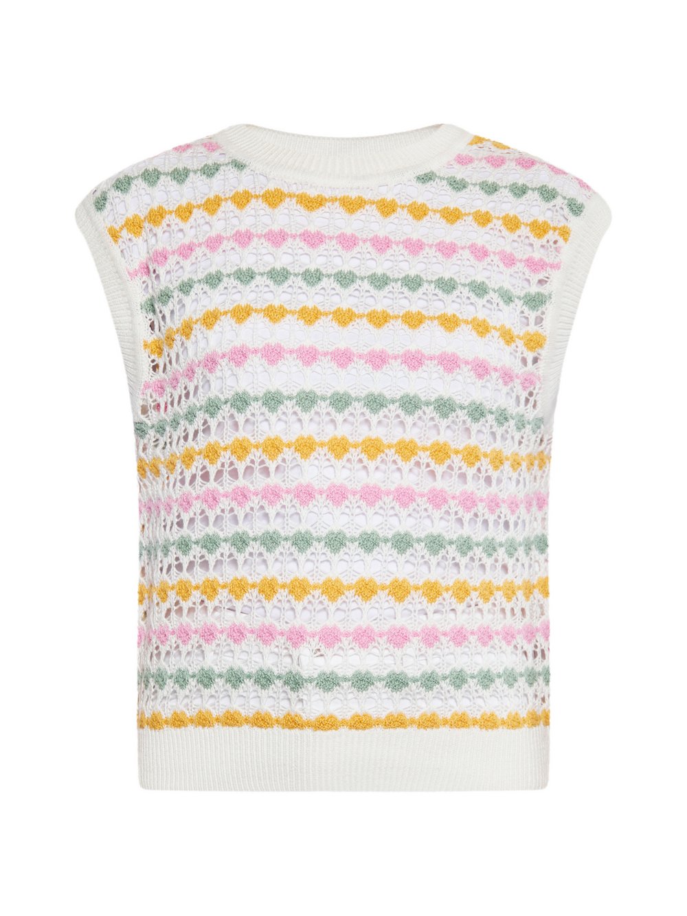 MyMo Pullunder Damen Baumwolle mehrfarbig gestreift, XS