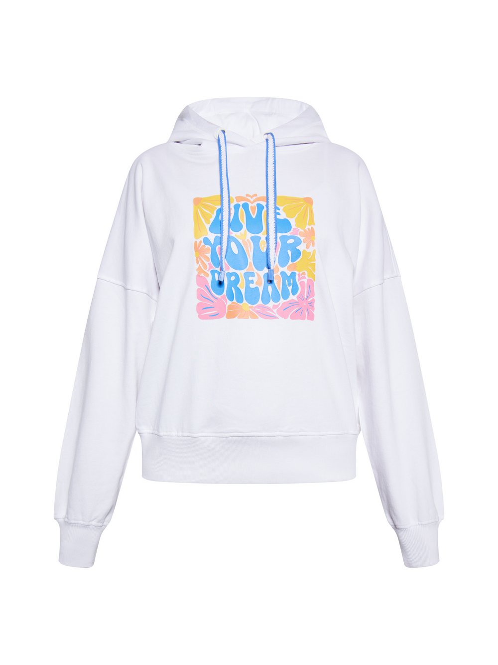 MyMo Kapuzenpullover Damen Baumwolle weiß, M