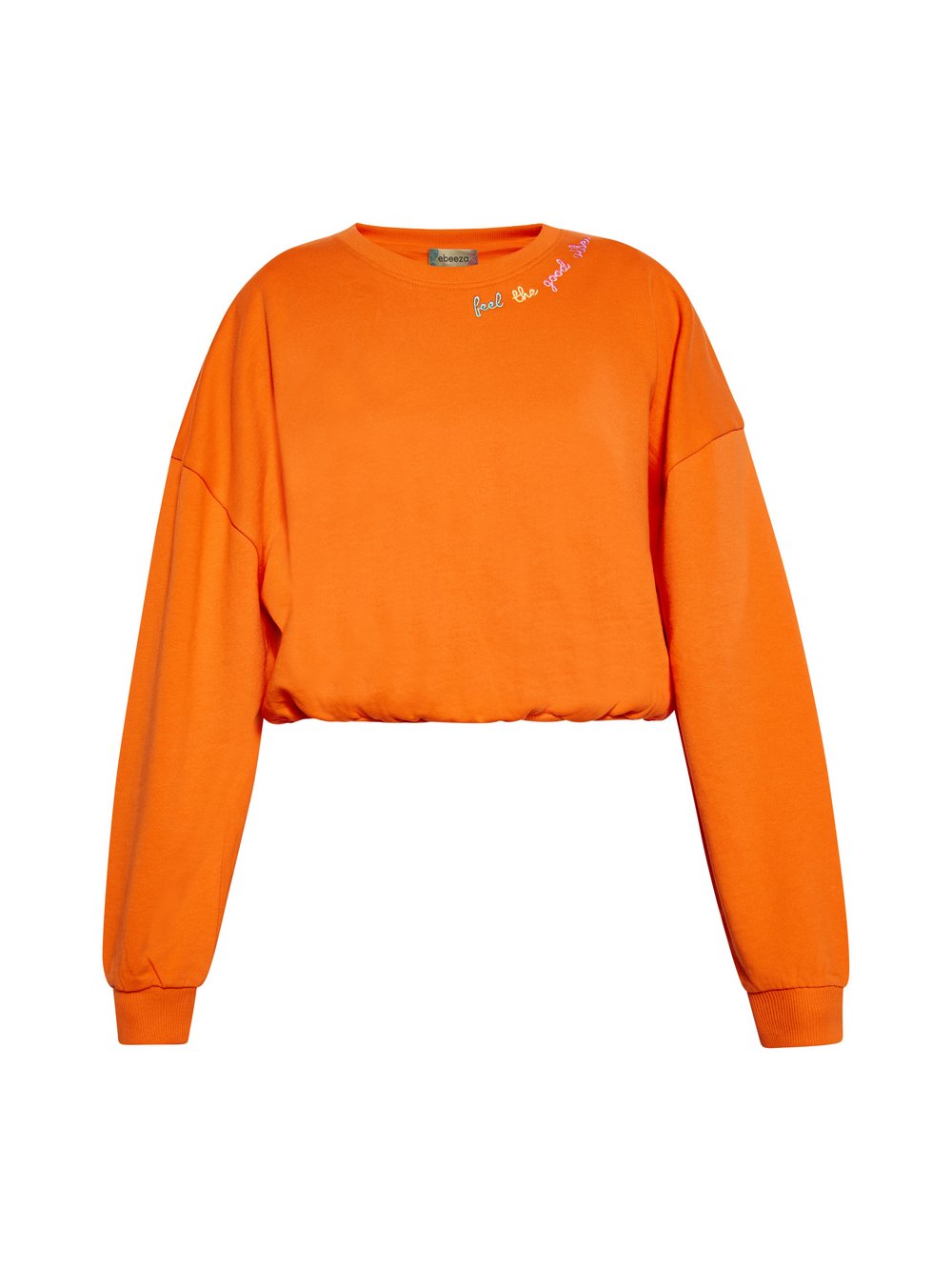 Thumbnail - MyMo Sweatshirt Damen Baumwolle orange, M