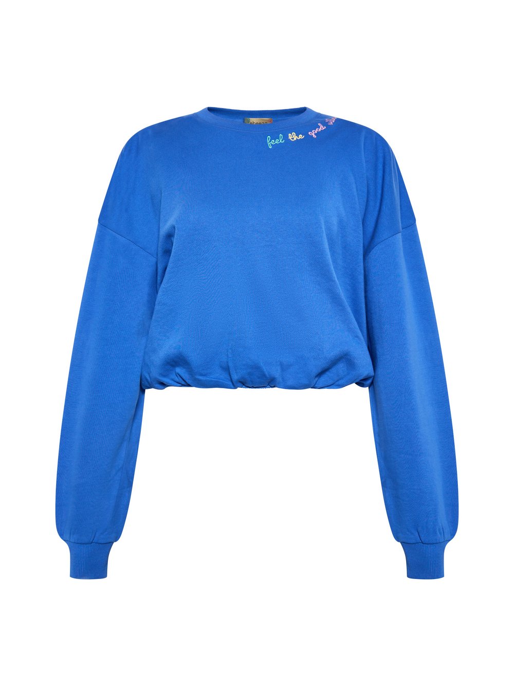 MyMo Sweatshirt Damen Baumwolle blau, M