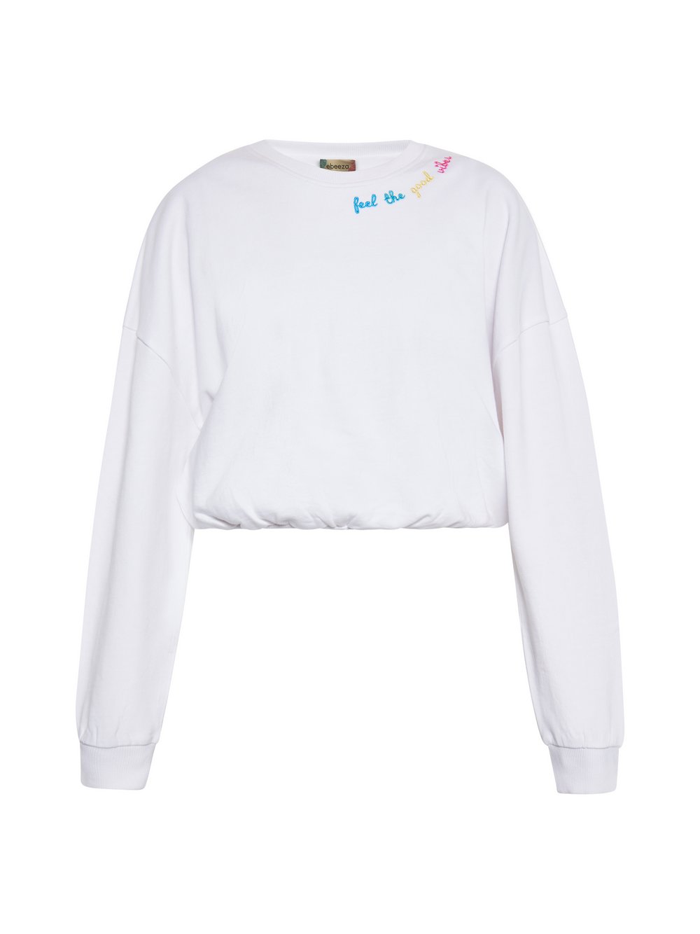 MyMo Sweatshirt Damen Baumwolle weiß, XL