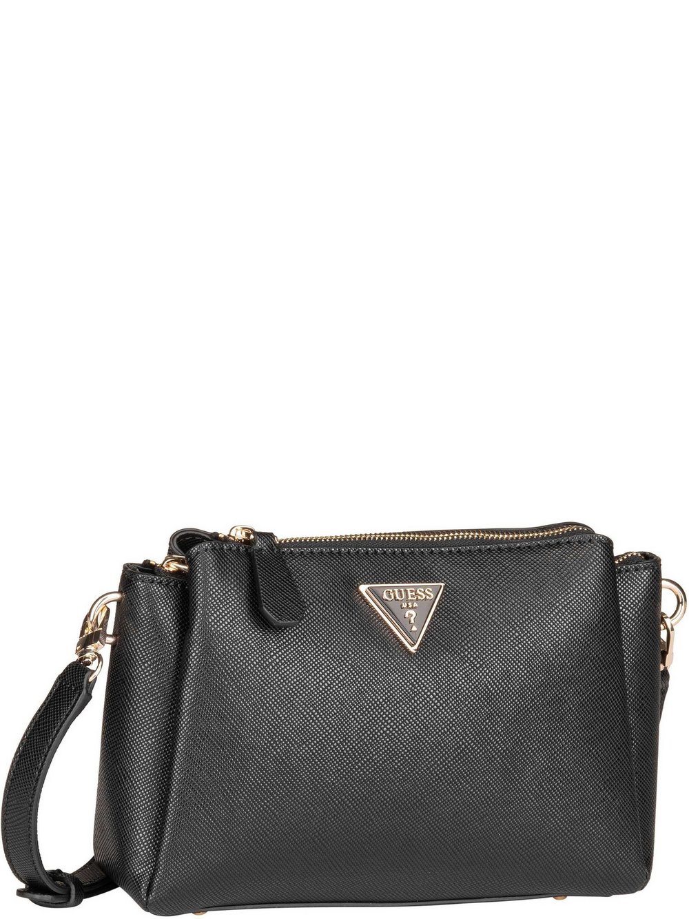 GUESS Bodybag Damen Kunstleder schwarz, ONE SIZE