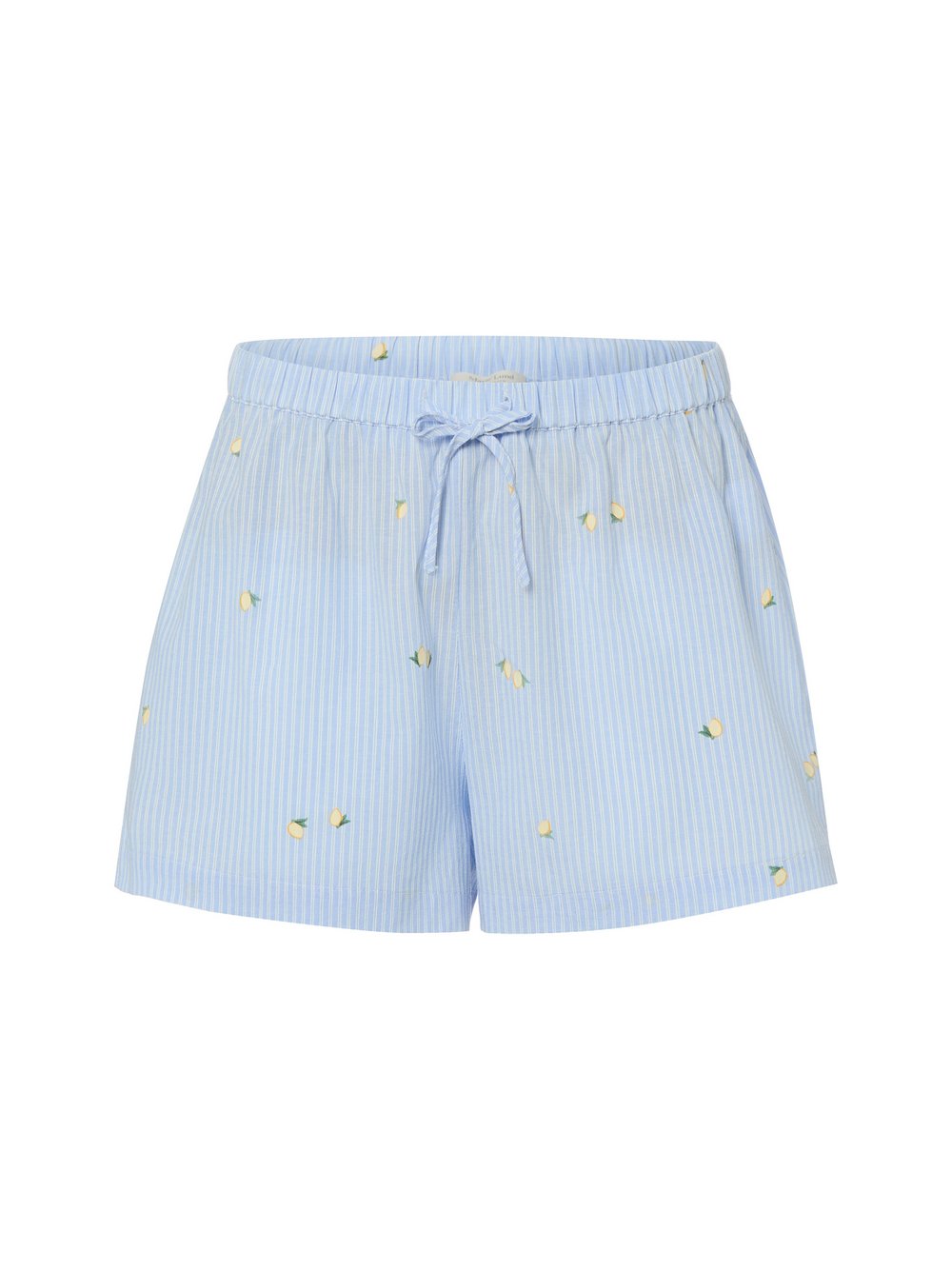 Marie Lund Pyjama-Shorts Damen Baumwolle mehrfarbig gestreift, XS