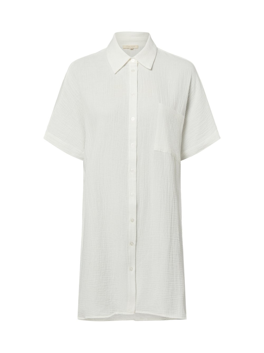 Marie Lund Nachthemd Damen Baumwolle (100%) rosa strukturiert, L