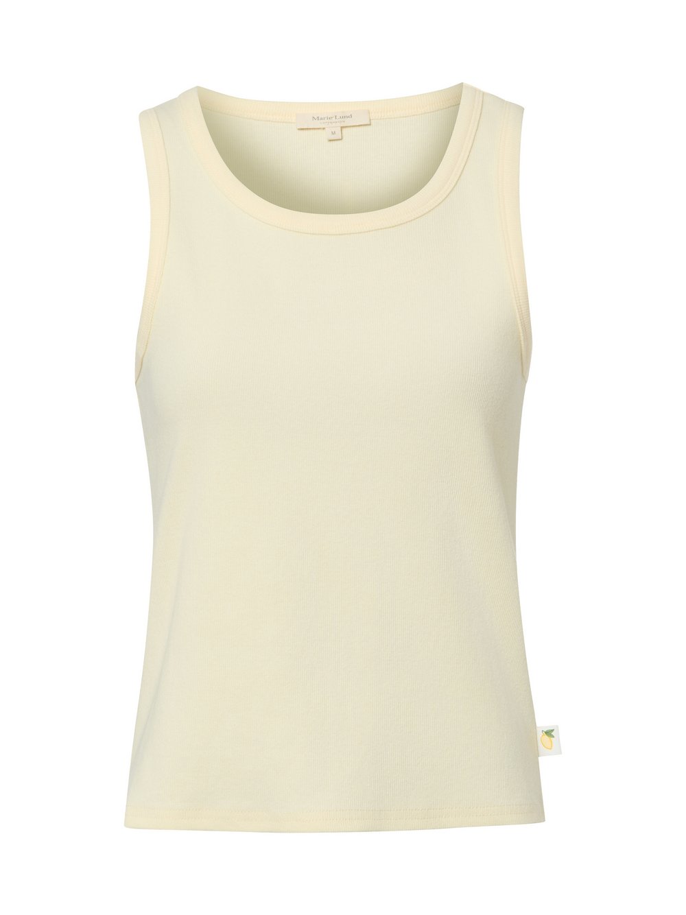 Marie Lund Tanktop Damen Baumwolle gelb, S