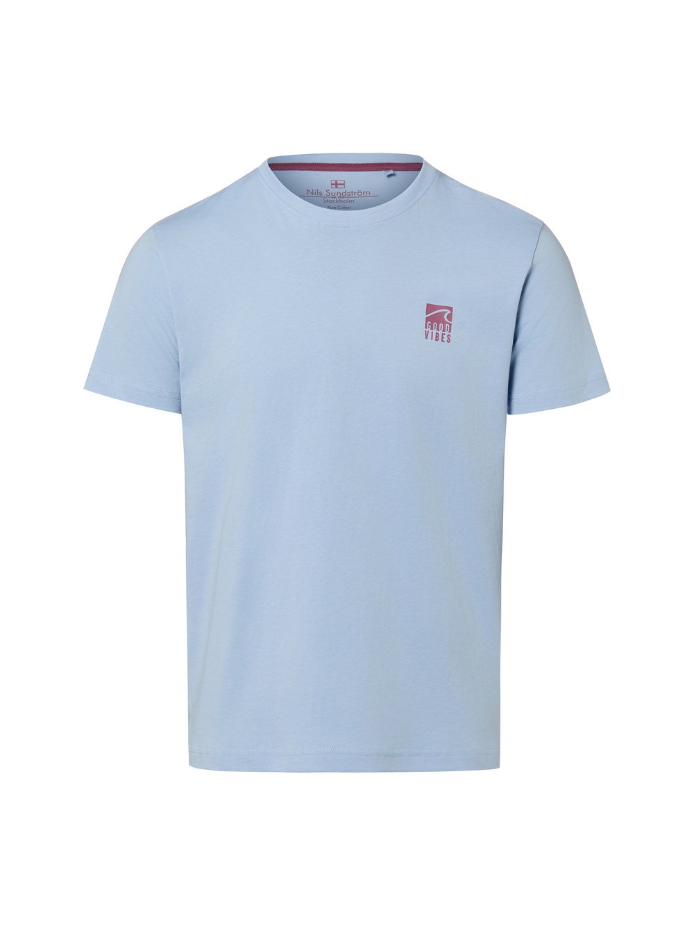 Nils Sundström T-Shirt Herren Baumwolle (100%) blau, M