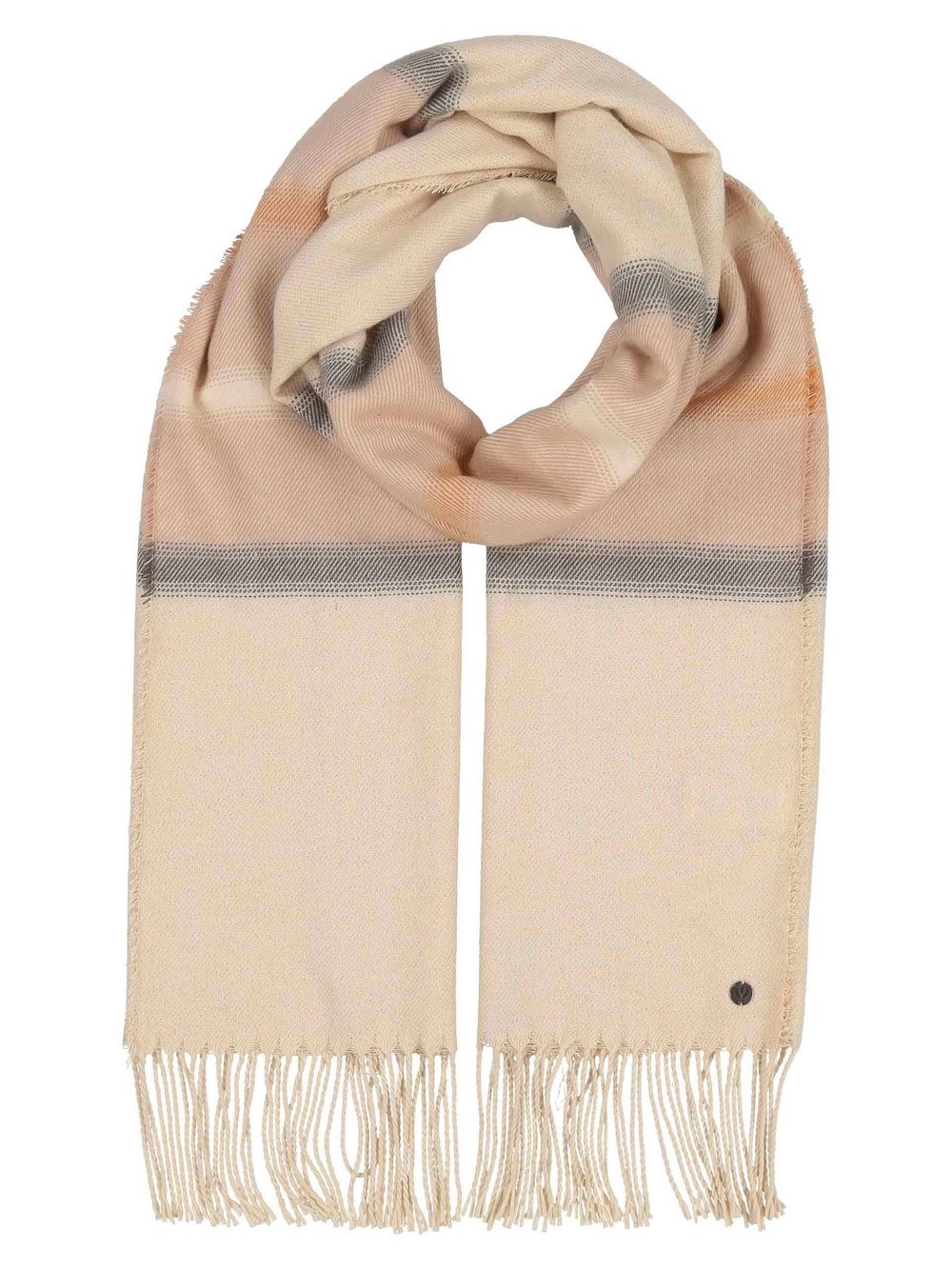 Thumbnail - Fraas Schal Damen beige gestreift, ONE SIZE