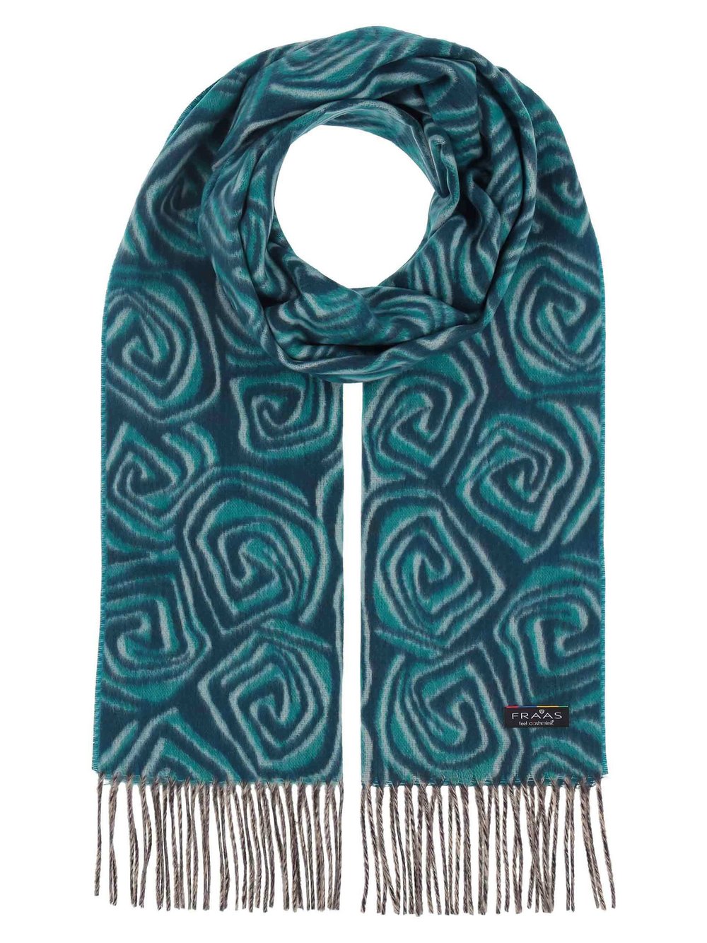 Fraas Schal Damen petrol, ONE SIZE