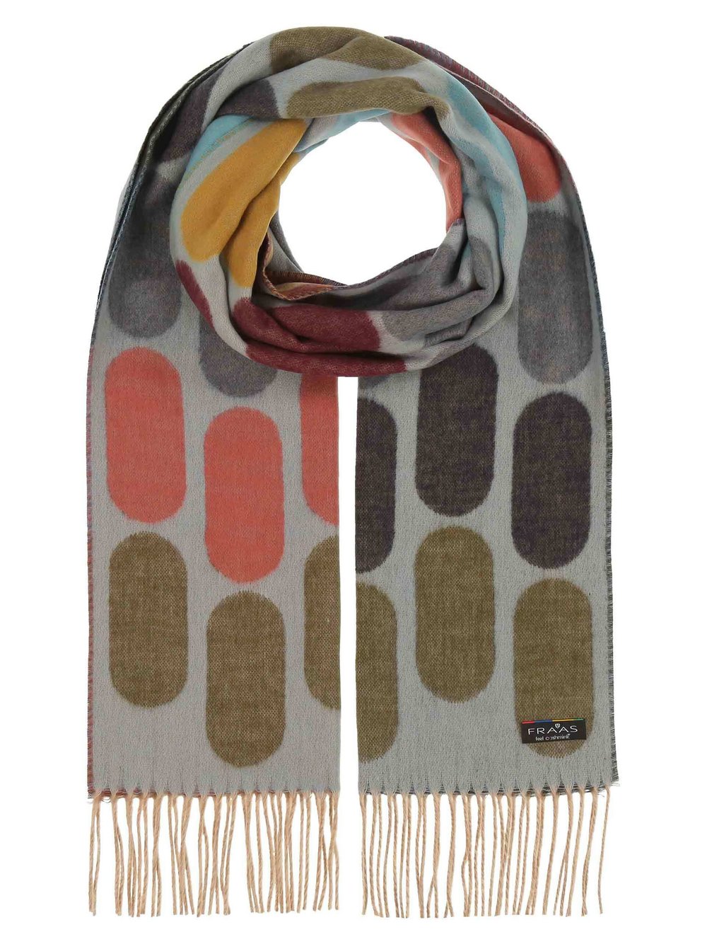 Fraas Schal Damen mehrfarbig gemustert, ONE SIZE