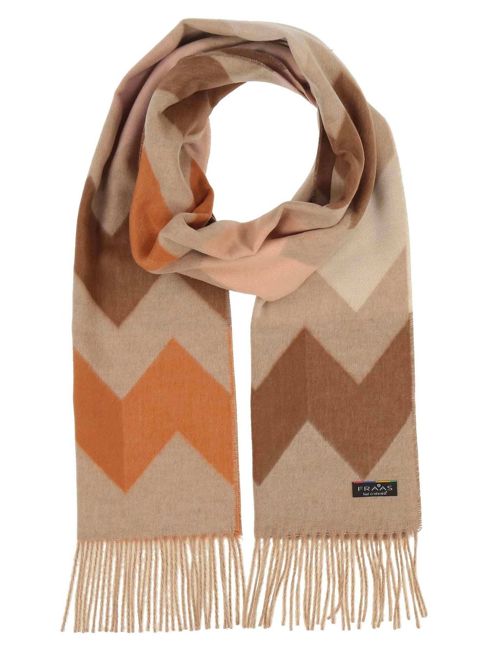 Fraas Schal Damen beige, ONE SIZE