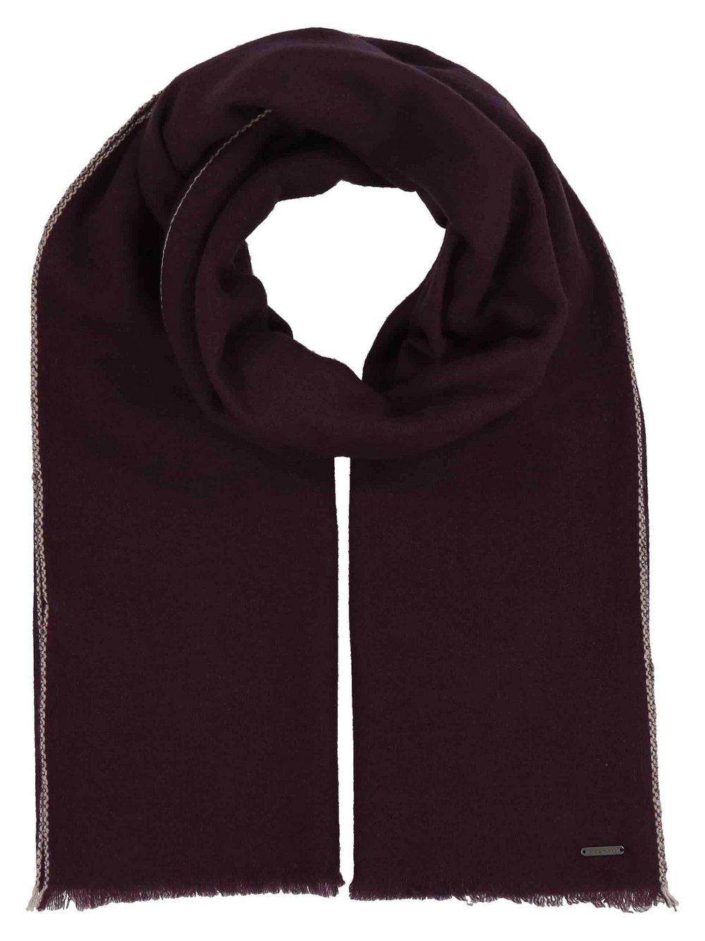 Thumbnail - Bugatti Schal Herren Cashmere rot, ONE SIZE