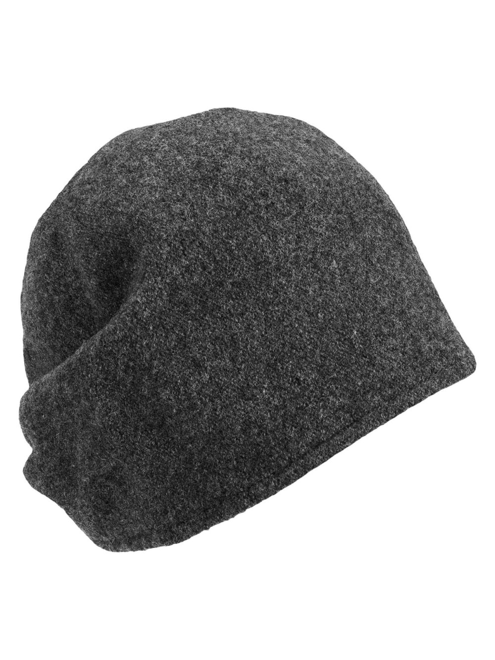 Thumbnail - Loevenich Mütze Damen Wolle grau, ONE SIZE