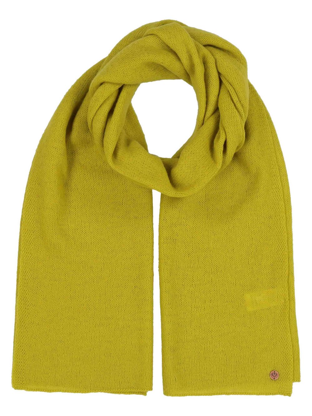 Fraas Schal Damen Wolle grün, ONE SIZE