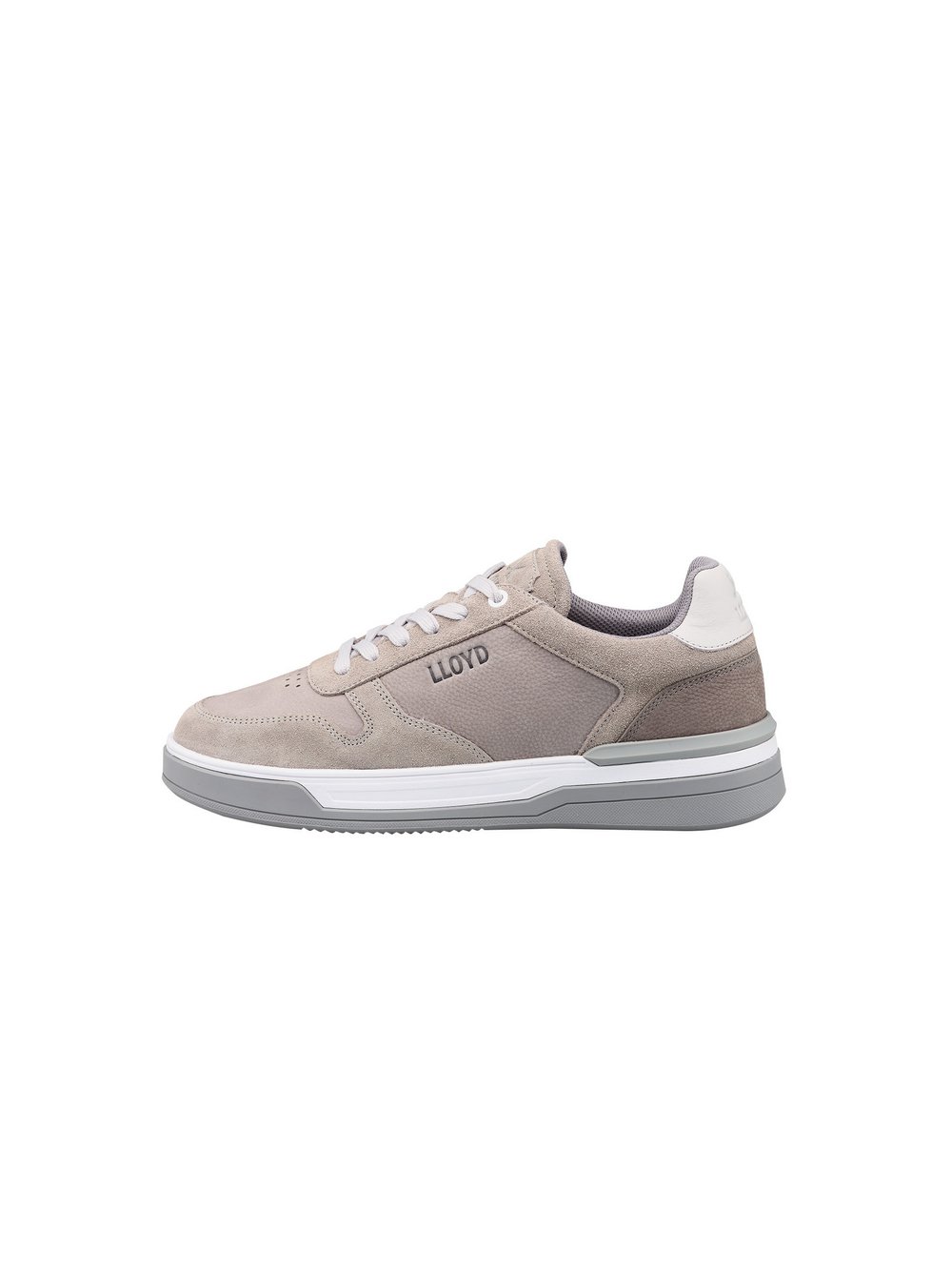Lloyd Sneaker Herren Leder grau, 44