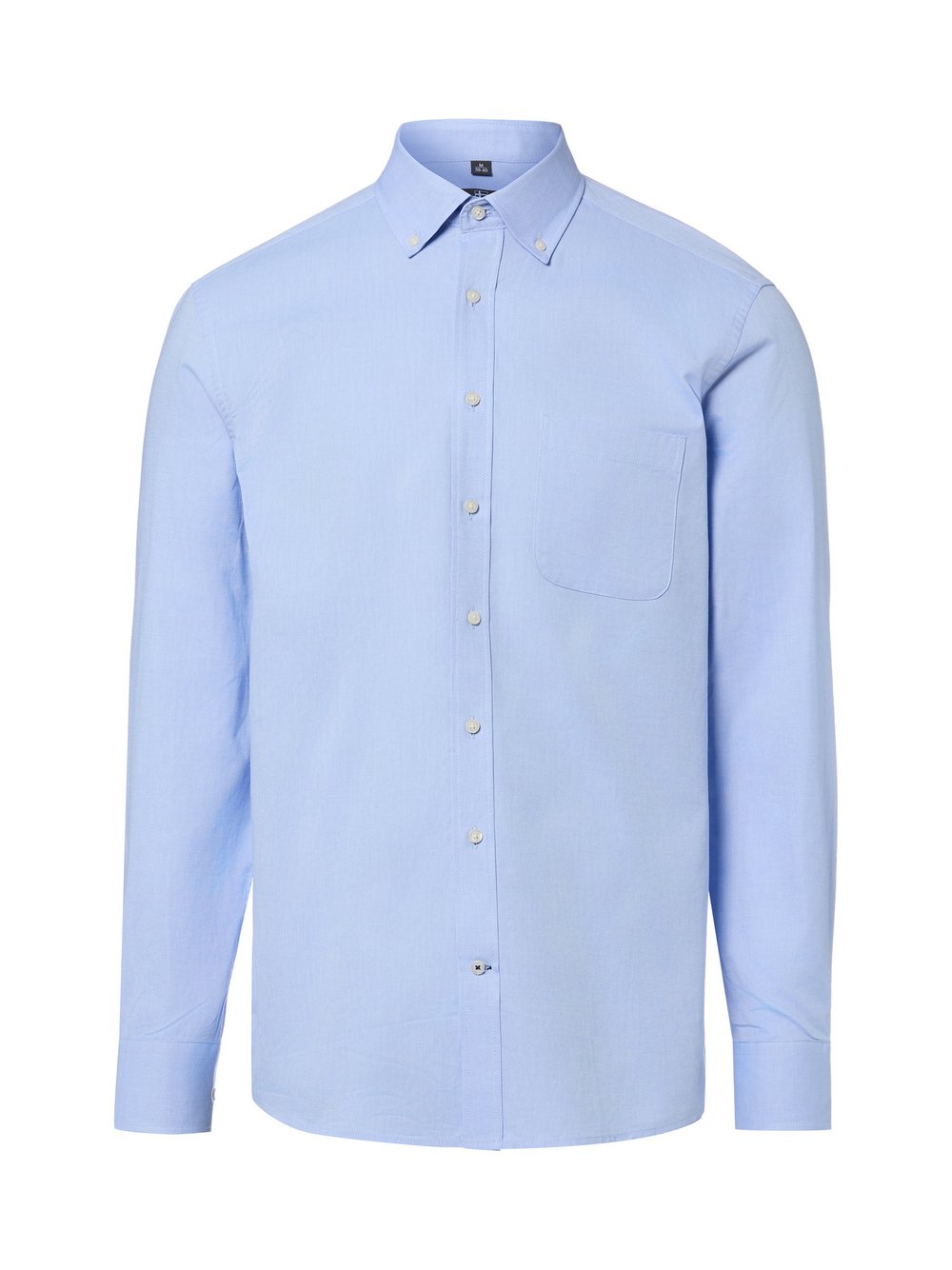 Nils Sundström Freizeithemd Herren Regular Fit Baumwolle (100%) blau, S