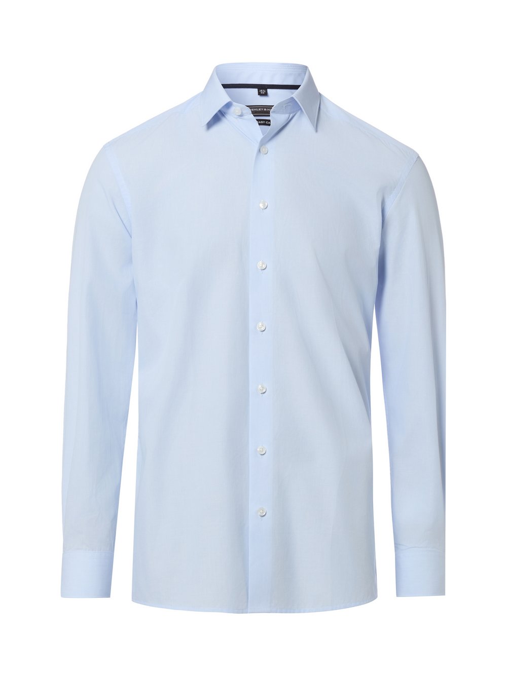 Finshley & Harding Businesshemd Herren Modern Fit Baumwolle (100%) blau gestreift, 39