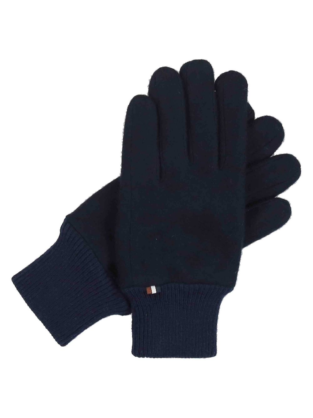 Bugatti Handschuhe Herren Wolle blau, ONE SIZE