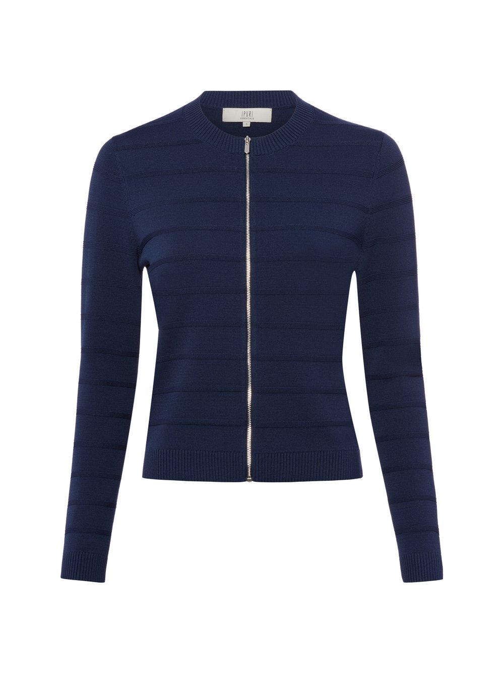 IPURI Strickjacke Damen blau strukturiert, XS