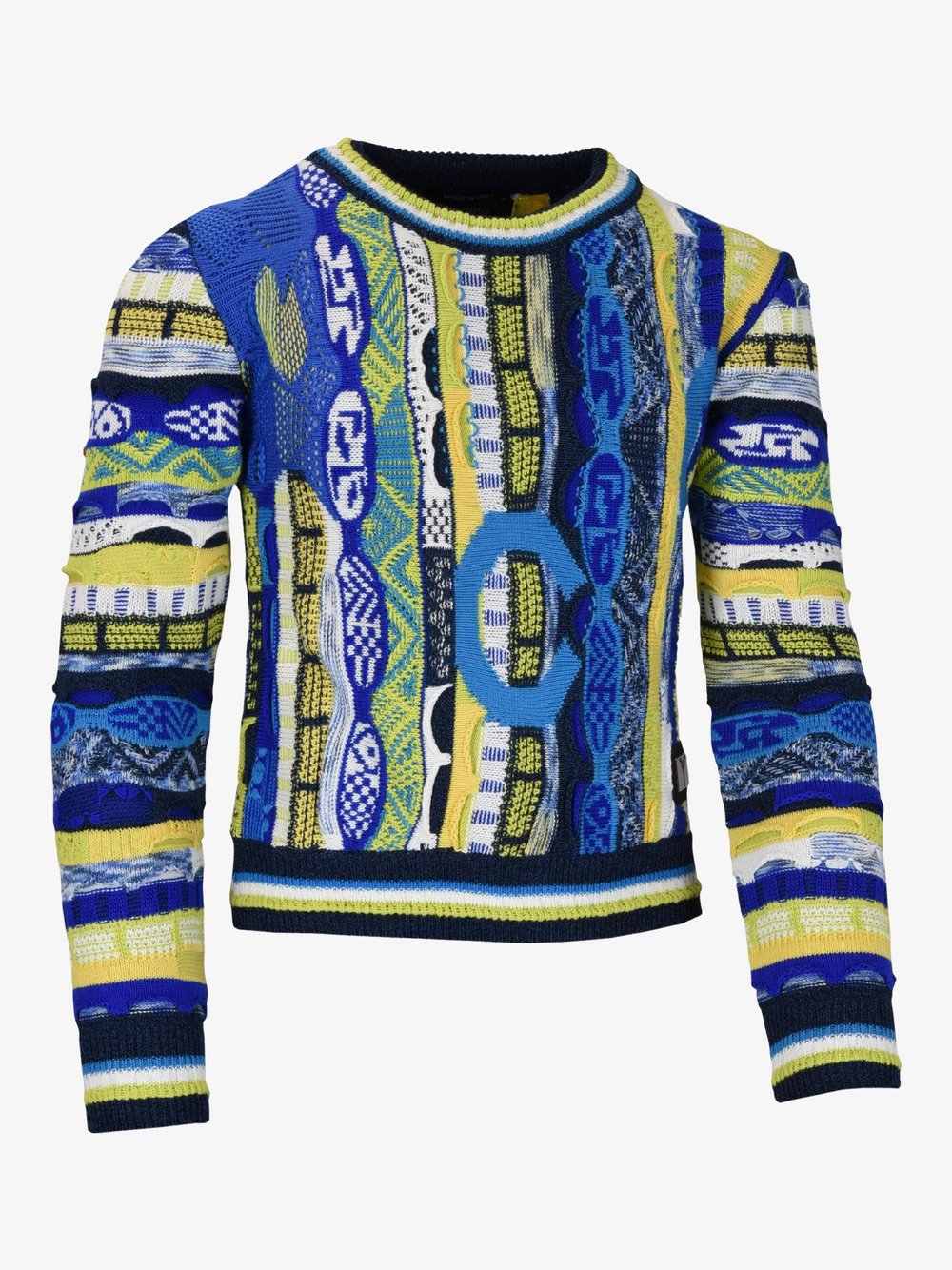 Thumbnail - Carlo Colucci Pullover Mädchen mehrfarbig gemustert, 146