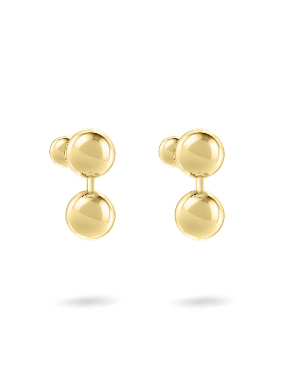 Liebeskind Berlin Ohrstecker Damen Edelstahl gold, ONE SIZE