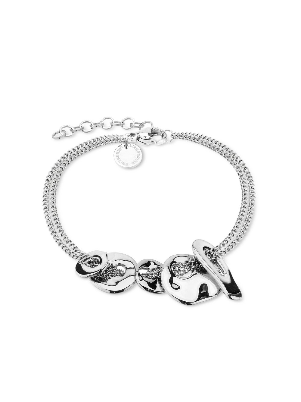 Liebeskind Berlin Armband Damen Edelstahl silber, ONE SIZE