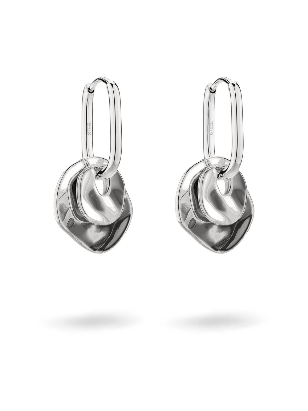 Liebeskind Berlin Creolen Damen Edelstahl silber, ONE SIZE