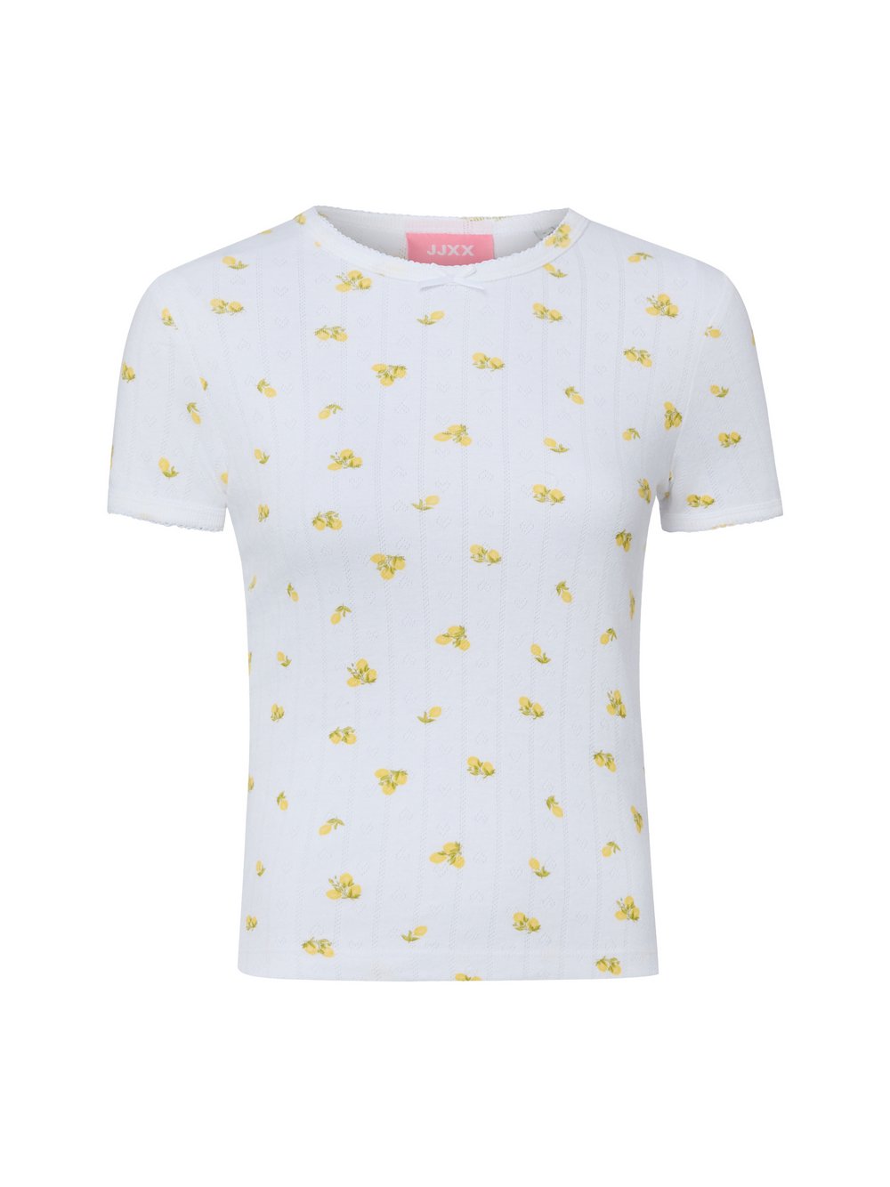 VAN GRAAF Jjxx Damen Weiß T-Shirt Baumwolle (100%) Mehrfarbig, Extra Klein