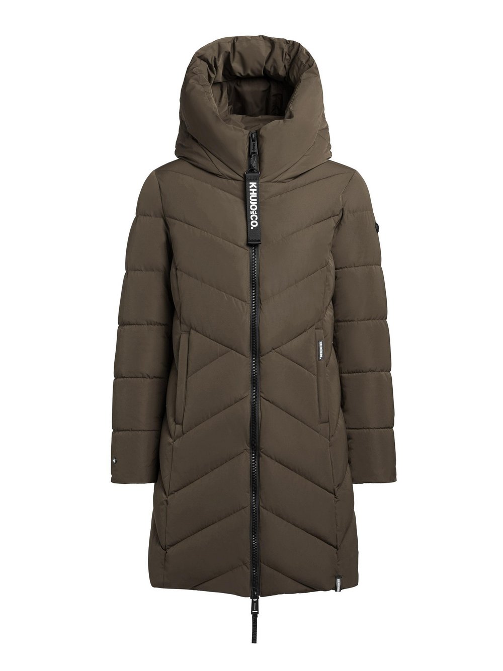 Khujo Wintermantel Damen grün, XS