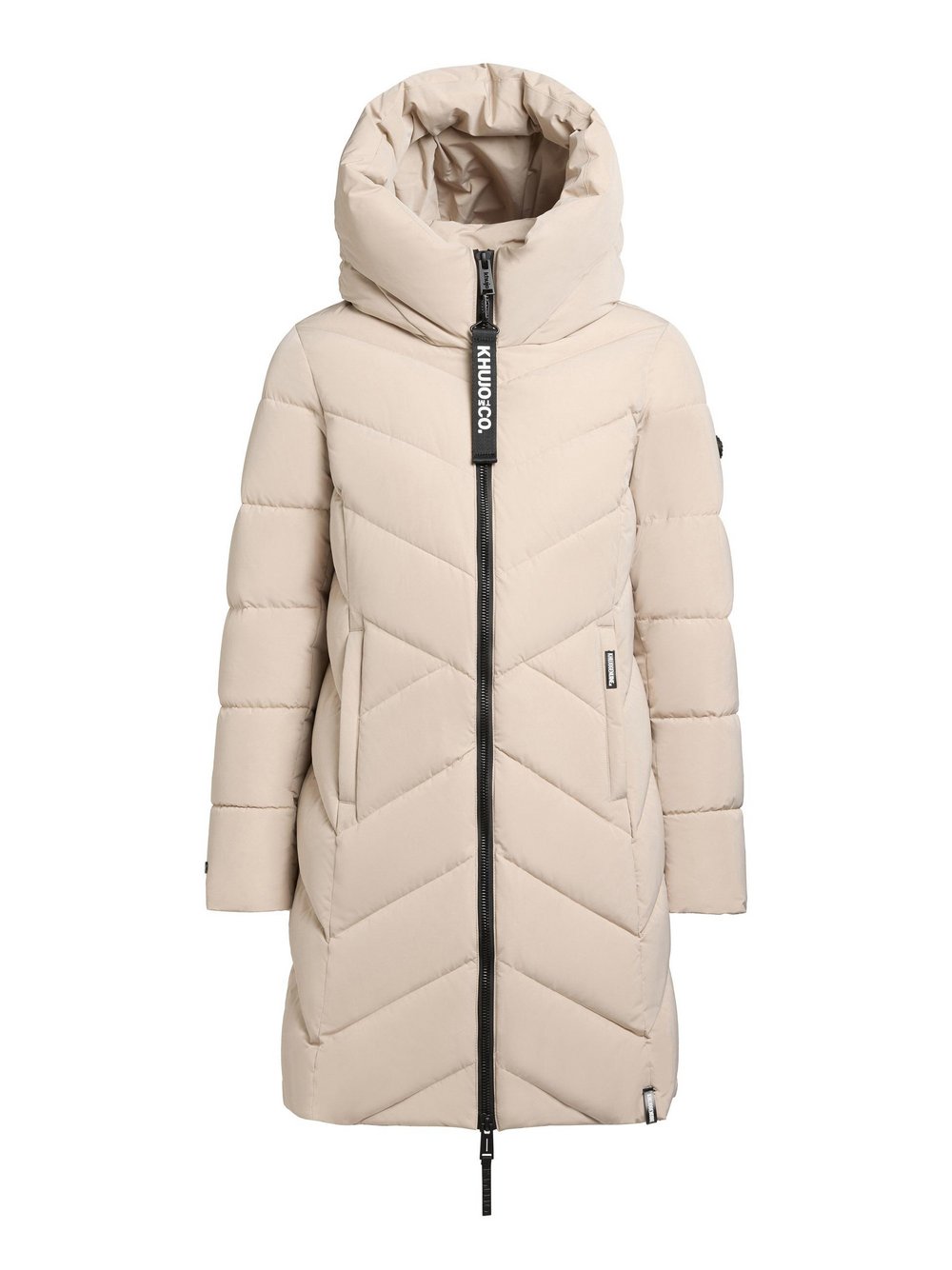 Khujo Wintermantel Damen beige, L