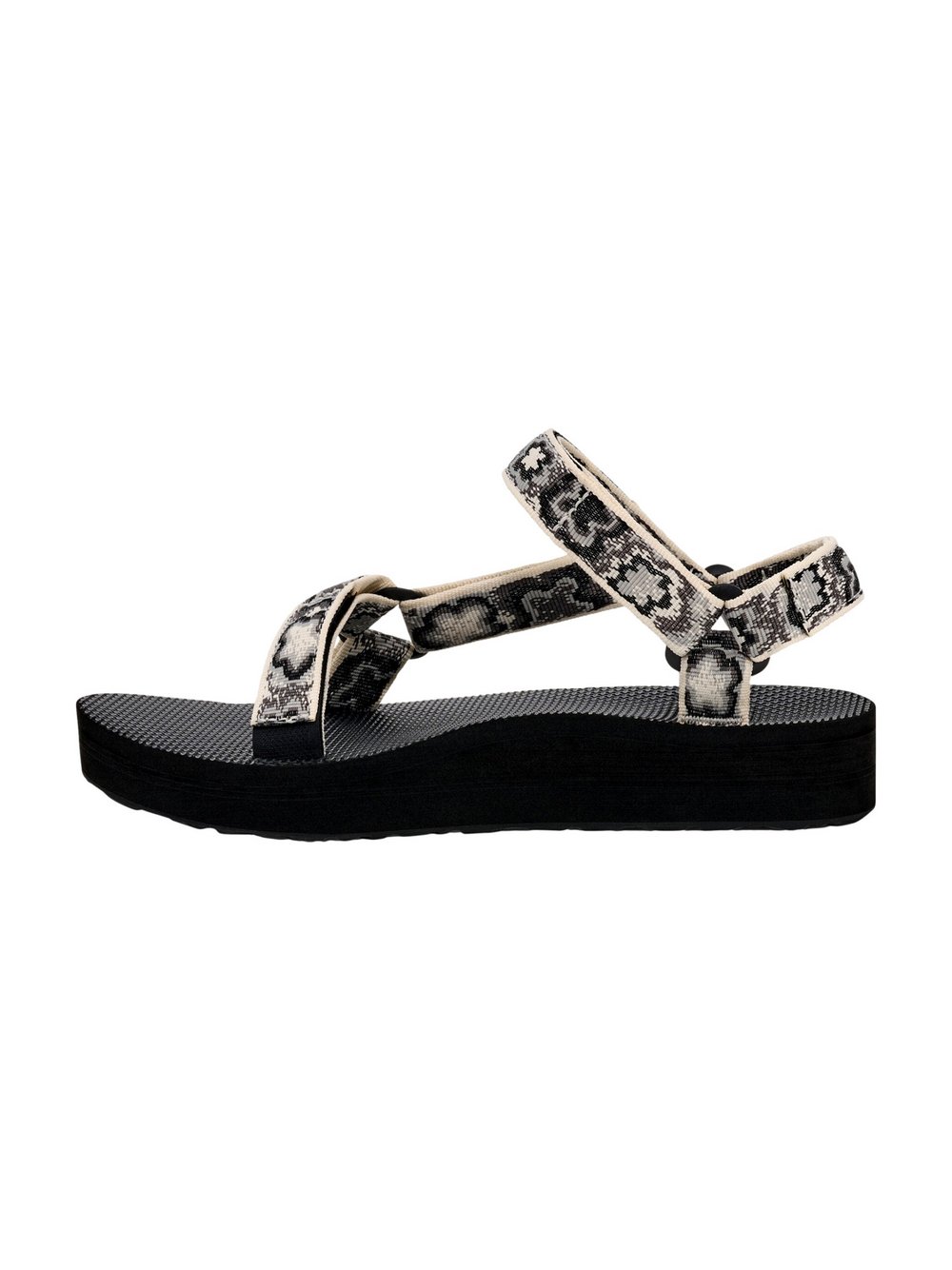 Teva Trekkingsandalen Damen Textil schwarz gemustert, 41