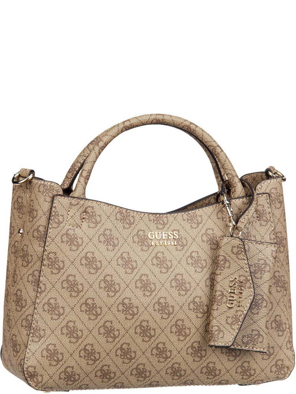 GUESS Handtasche Damen Kunstleder braun, ONE SIZE