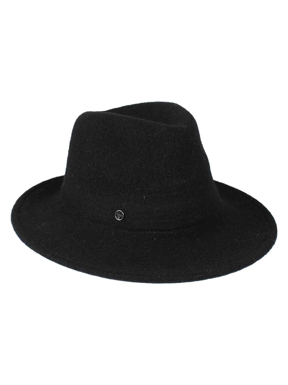 Loevenich Fedora Damen Wolle schwarz, ONE SIZE