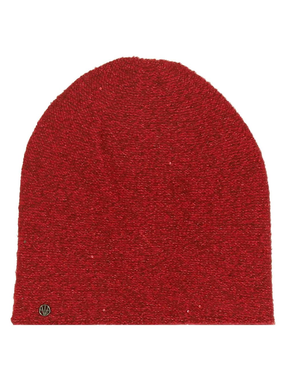 Thumbnail - Loevenich Mütze Damen rot gestreift, ONE SIZE