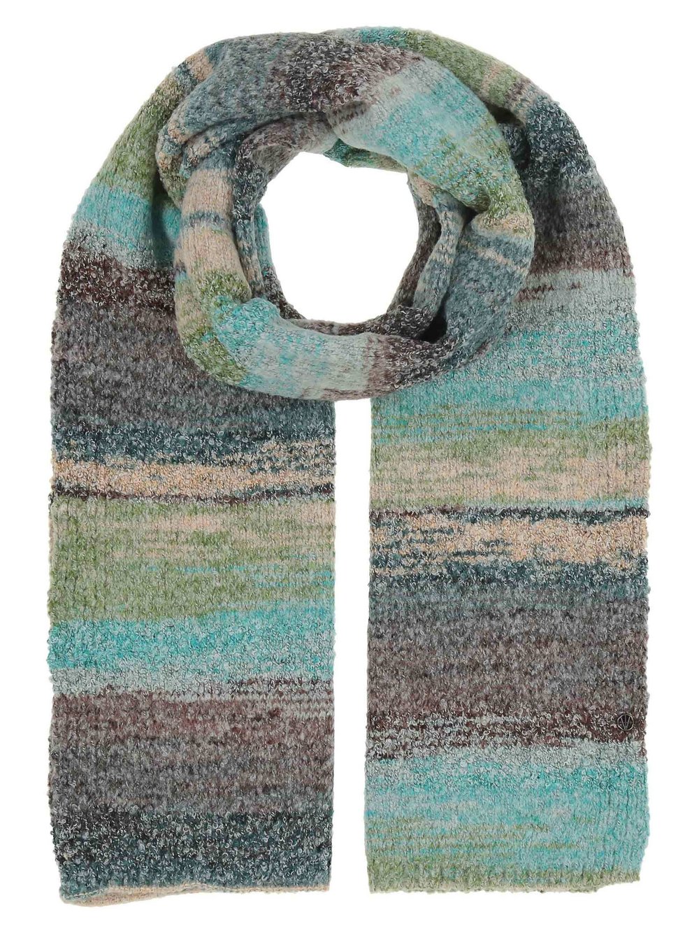 Loevenich Schal Damen blau gestreift, ONE SIZE