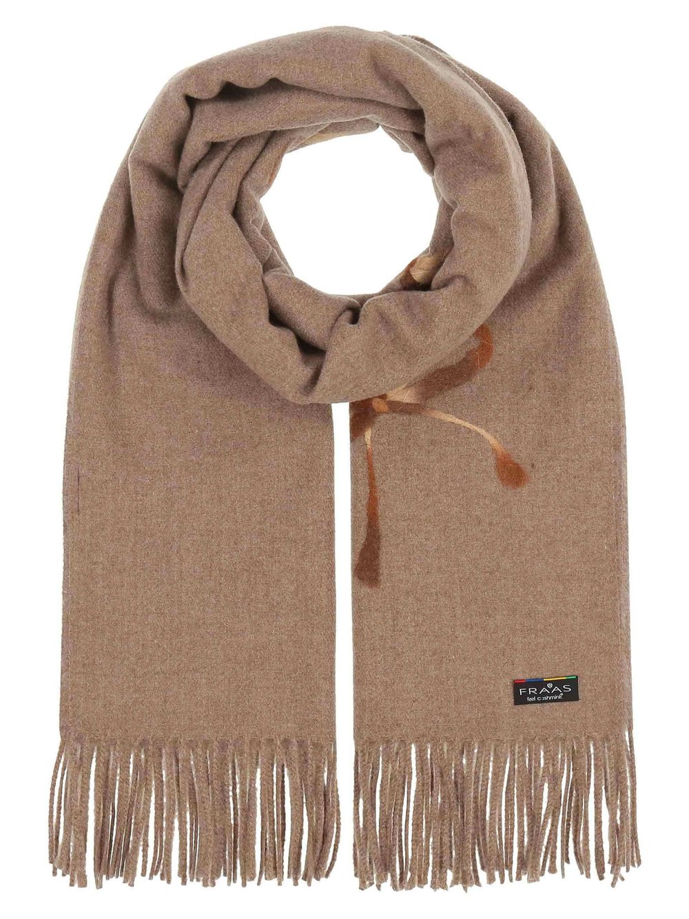 Thumbnail - Fraas Stola Damen braun gemustert, ONE SIZE