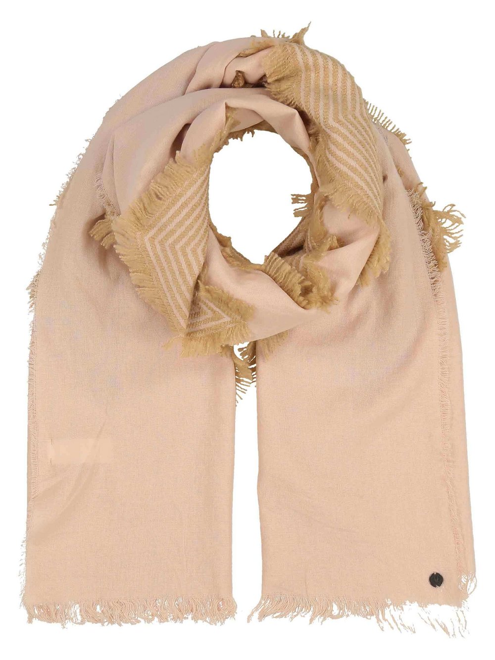 Fraas Stola Damen beige gemustert, ONE SIZE