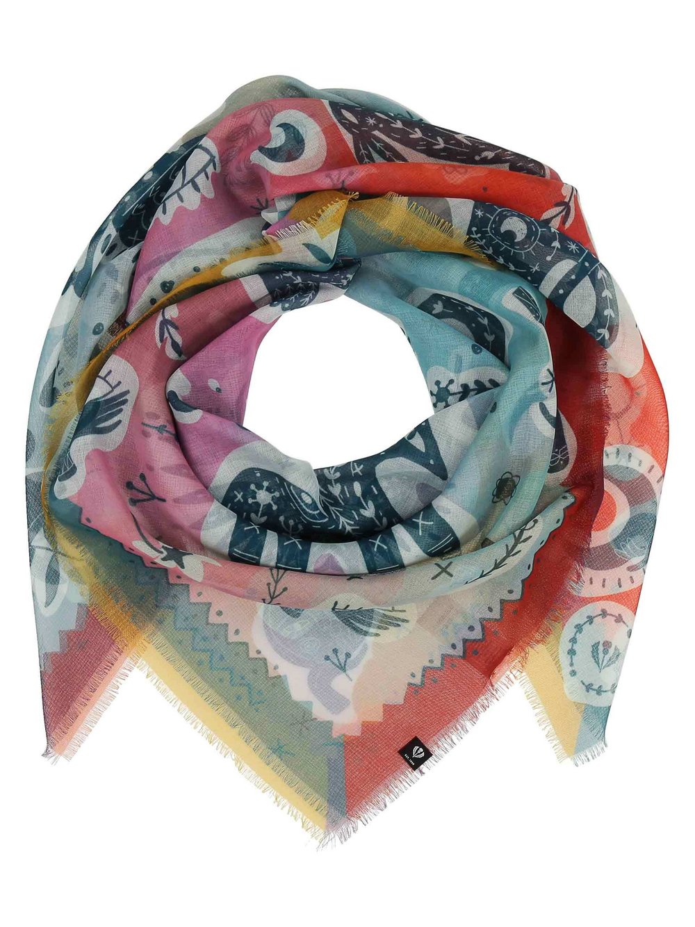 Thumbnail - Fraas Tuch Damen mehrfarbig gemustert, ONE SIZE