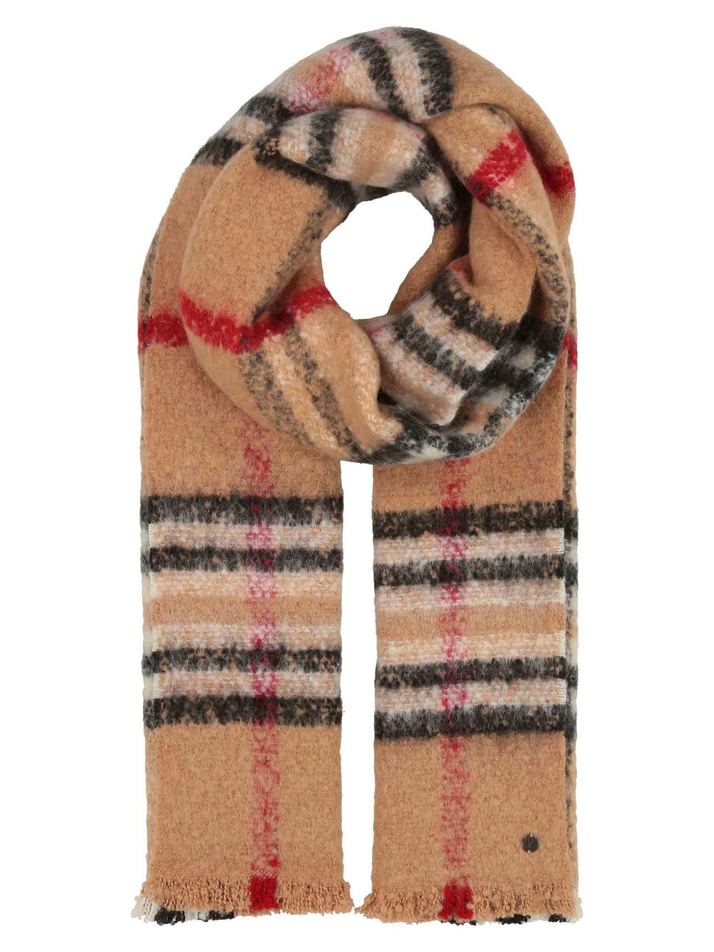 Fraas Schal Damen camel, ONE SIZE