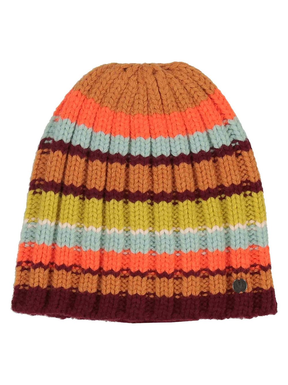 Thumbnail - Fraas Mütze Damen beige gestreift, ONE SIZE