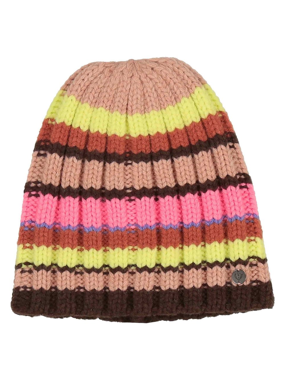 Fraas Mütze Damen mehrfarbig gestreift, ONE SIZE