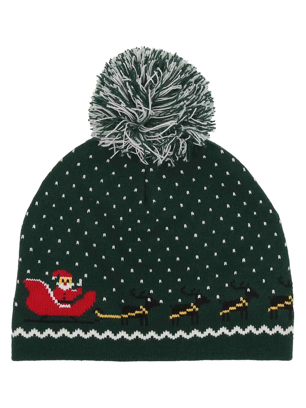 Thumbnail - Fraas Mütze Damen grün gemustert, ONE SIZE