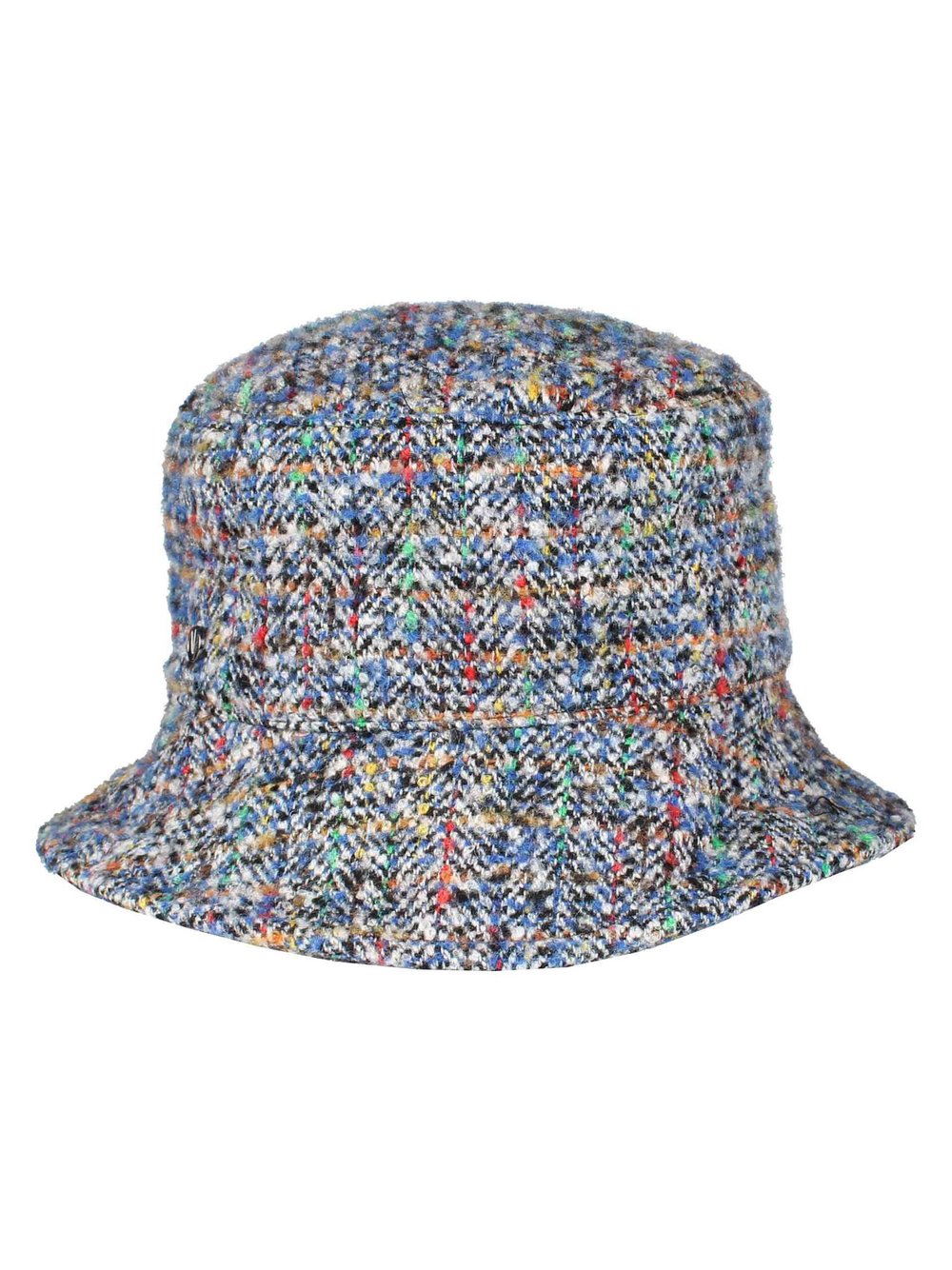 Thumbnail - Loevenich Hut Damen blau kariert, ONE SIZE