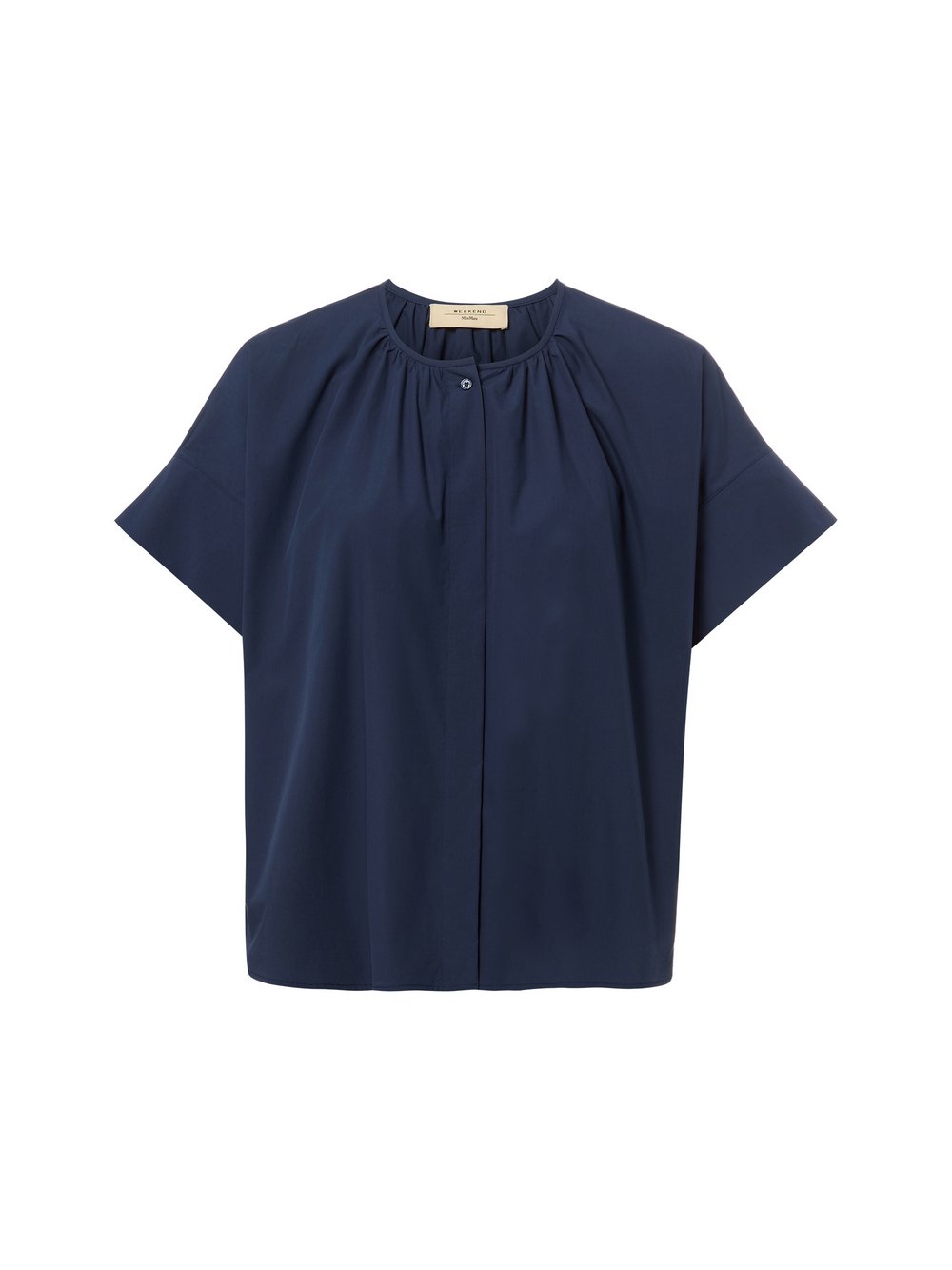 Weekend Max Mara Blusenshirt Damen Baumwolle (100%) blau, 34