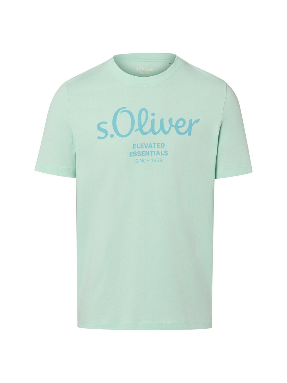 s.Oliver T-Shirt Herren Baumwolle (100%) mehrfarbig bedruckt, S
