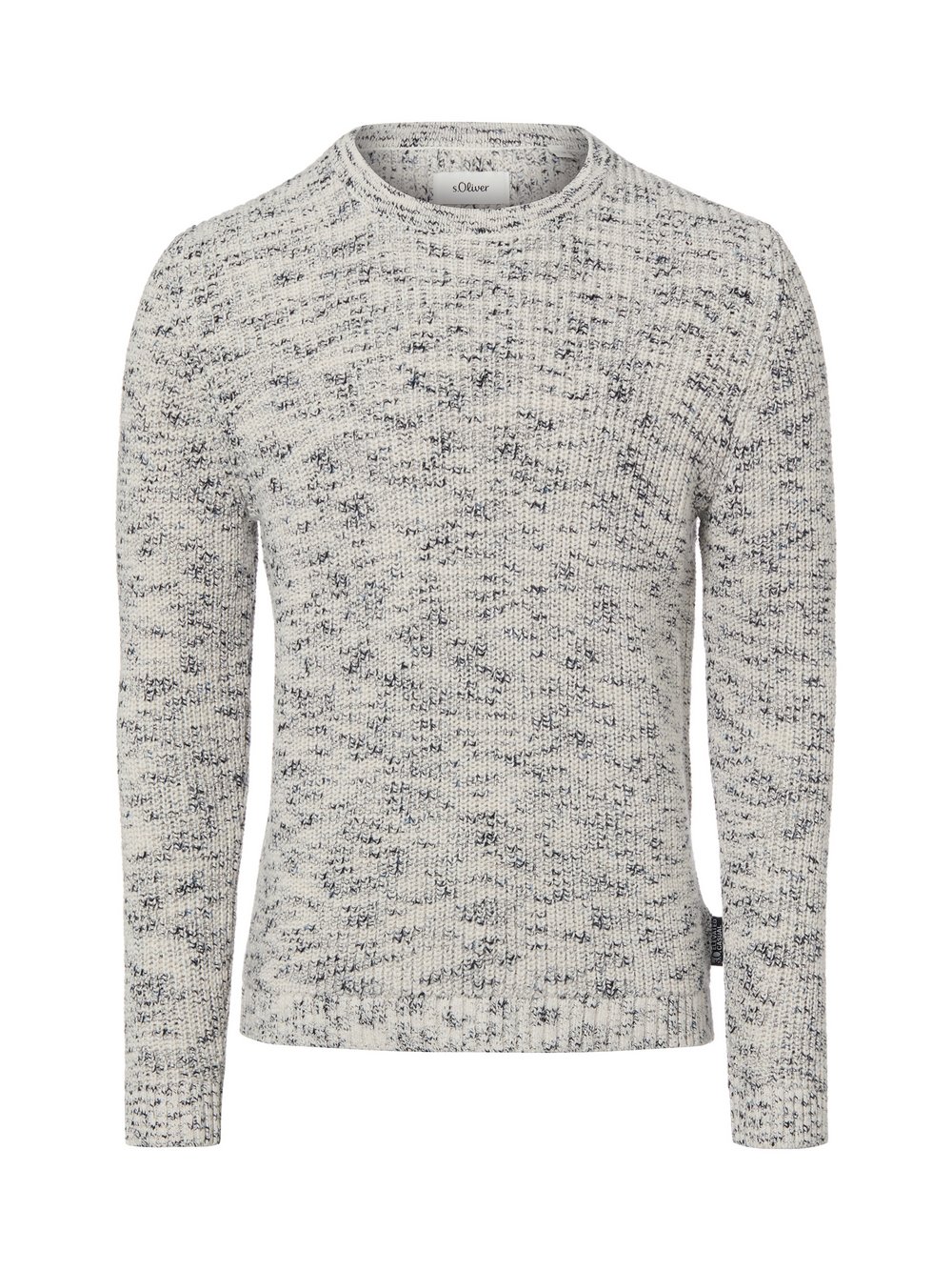 s.Oliver Strickpullover Herren Baumwolle mehrfarbig meliert, XL