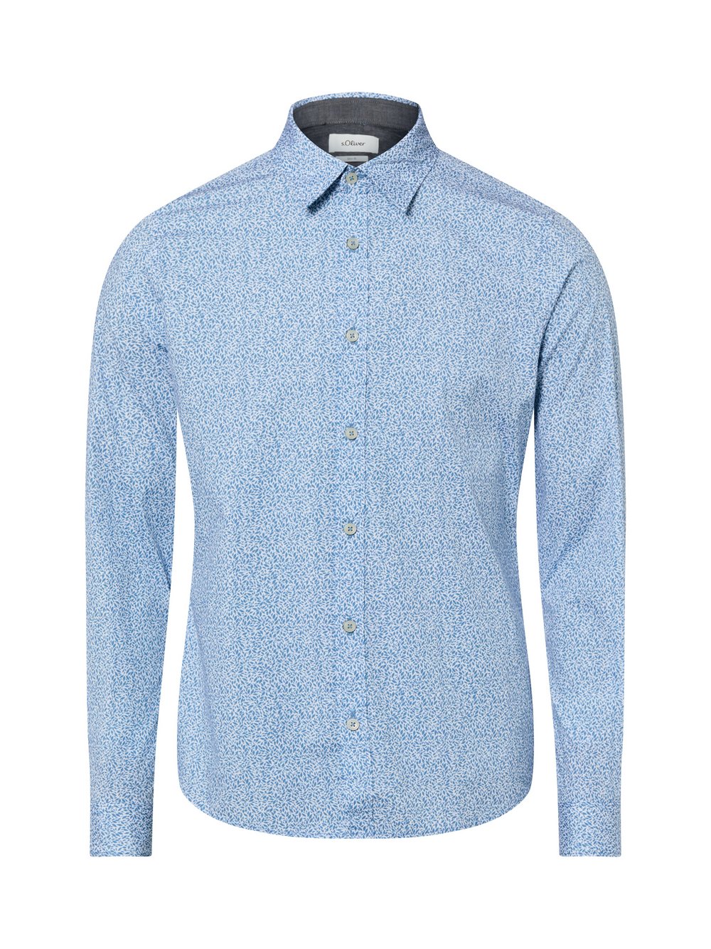 s.Oliver Freizeithemd Herren Slim Fit Baumwolle mehrfarbig gemustert, M